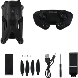 casativo C0 Faltbarer RC-WLAN-Quadrocopter mit HD-Kamera und Zusatz-Akku