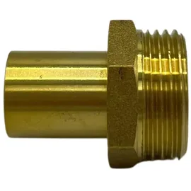 feueranker Rohrstutzen 1 Zoll x 22 mm DN20 Rohranschluss Flachdichtend Messing