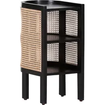 GUTMANN FACTORY Kommode GUTMANN FACTORY "Spectra", schwarz, B:30cm H:62cm T:40cm, Massivholz, Sideboards, Kommode, mit Wiener Geflecht