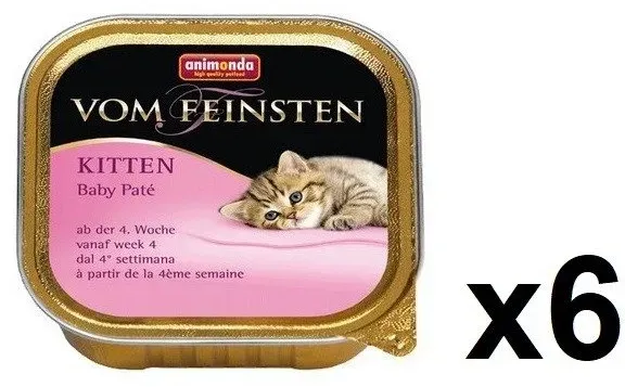 Animonda Cat Vom Feinsten Kitten Baby Pate 6x100g (Rabatt für Stammkunden 3%)