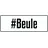 carstyling XXL Aufkleber #Beule 40 x 110 mm