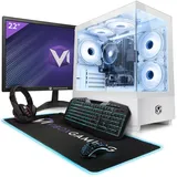 Vibox VI-90 Gaming PC - 22 Zoll Set Komplett - AMD Ryzen 3200GE 4GHz - Radeon Vega 8 - 8GB RAM - 2TB HDD - Windows 11 - WiFi