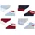 Levi's 4PK Red Tab Bootie 8 Paar Rot/Blau/Grau 1 (62/68)