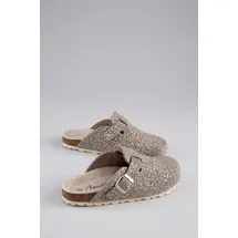 aniston shoes Clog taupe/silberfarben 39