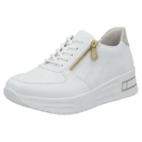 Rieker N8100 Damen Weite Weit/Beige/Weiß 38