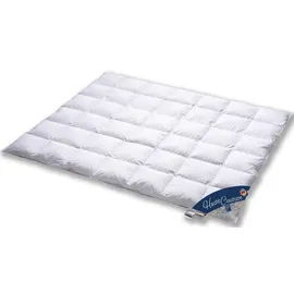 VitaSchlaf Haute Couture W3 - LEICHT SOMMER Daunendecke 100% BAIKAL SCHNEEDAUNEN Germany since 1947 135x200cm - Weiß