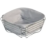 KESPER Brot- und Obstkorb Edelstahl grau, 90881