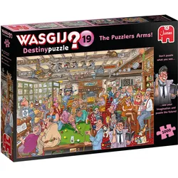 Jumbo Spiele Wasgij Destiny 19 - Die Kneipe im Puzzle-Eck! - 1000 Teile, 1000 St