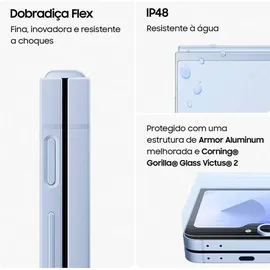 Samsung Galaxy Z Flip6 12 GB RAM 256 GB Blue