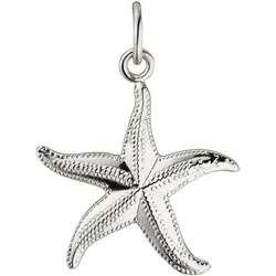 Ketten-Anhänger JOBO "Anhänger Seestern", silber (silber 925), Schmuckanhänger, Damen, Silber 925 (Sterlingsilber), 925 Silber