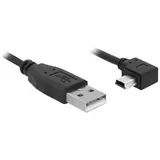 DeLock USB-Kabel USB 2.0 USB-A Stecker, USB-Mini-B Stecker 0.50 m Schwarz 82680