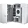 laundreezy Mehrzweckschrank-Set 218 x 200 x 68 cm Weiß