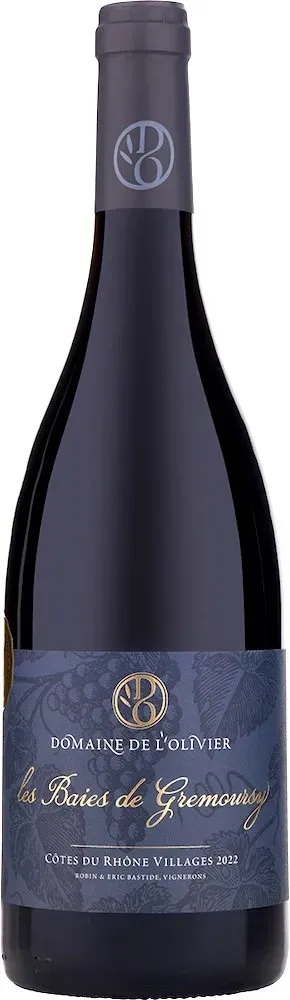 Domaine de l'Olivier Les Baies de Gremoursy-Côtes du Rhône Villages AOP 2022