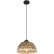 GLOBO Boho 1-flg. 30 cm rund schwarz