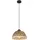 GLOBO Boho 1-flg. 30 cm rund schwarz