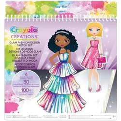 Crayola Creations: Glam Fashion Design-Set mit Aufklebern