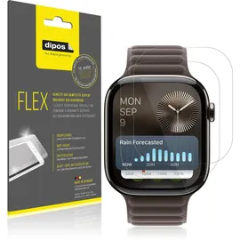 Dipos Displayschutzfolie für Apple Watch Series 10 46 mm 3D Full Cover