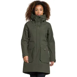 Didriksons Thelma Damen Parka 10, Größe:34, Farbe:deep green - 34