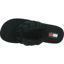 Tommy Hilfiger Braided Thong Beach Sandal Schwarz 41