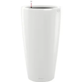 LECHUZA Rondo 40 Komplettset Ø 40 x 75 cm weiß hochglanz