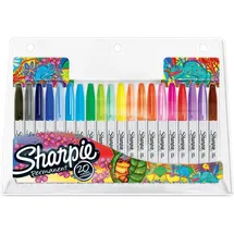 Sharpie Fine, 20 Stück(e), Feine Spitze, Grau, Mehrfarbig, Rund, Fein