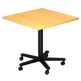 Hammerbacher VST88 Stehtisch höhenverstellbar buche 80,0 x 80,0 x 72,0 - 114,0 cm