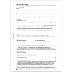 RNK Untermietvertrag 520 A4 4Seiten
