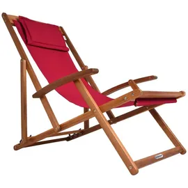 DEUBA Sonnenliege 94 x 94 x 60 cm Rot