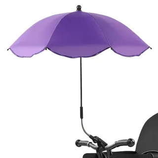 Sonnenschirm Für Stuhl Mit Verstellbarer Klemme UPF 50+ Strandkorbschirm Für Terrassenstühle Strandstühle Kinderwagen Rollstühle Und Golfwagen