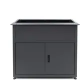 plats® Hochbeet mit Unterschrank 0 x 0 x 0 cm Grau