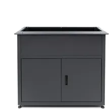plats® Hochbeet mit Unterschrank 0 x 0 x 0 cm Grau