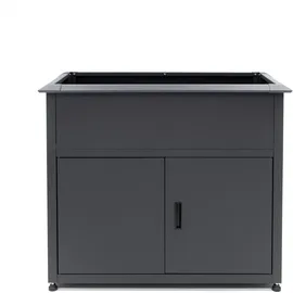 plats® Hochbeet mit Unterschrank 0 x 0 x 0 cm Grau