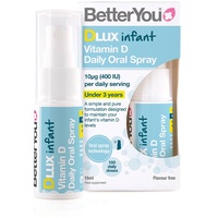 BetterYou DLux Infant Daily Vitamin D Oral Spray, 15 ml,
