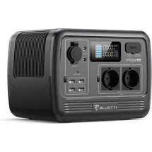 Bluetti PS54 700W Tragbarer Stromerzeuger, 537 Wh LiFePO4 Batterie mit 2 AC-Ausgängen, Tragbare Elektrostation PS54.700W/537WH für Camping. Reisen, dunkelgrau|dunkelgrau No Size