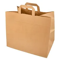 Papstar 50 Tragetaschen, Papier mit Tragegriff