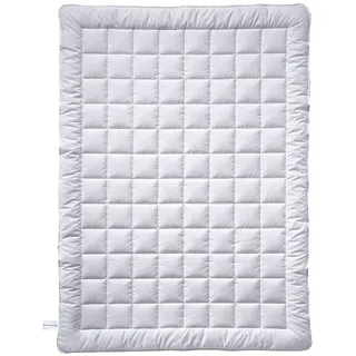 Billerbeck Simone Superlight Bettdecke, Seidenbettdecke, leichte Sommerdecke-100% Baumwoll-Bezug, 155x220 cm