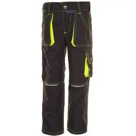 Planam Kinderbundhose Junior, anthrazit/gelb 98/104