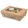 ColPac Zest Kompostierbare Salatboxen mit Sichtfenster 825ml