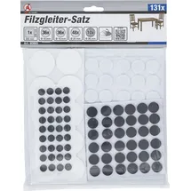 BGS Do it yourself Filzgleiter-Satz selbstklebend 131-tlg.