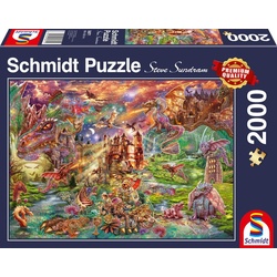 Schmidt Spiele Puzzle »Der Schatz der Drachen«, 2000 Puzzleteile, Made in Germany
