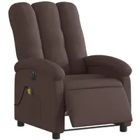 vidaXL Massagesessel Elektrisch 93 x 101 x 93 cm Dunkelbraun