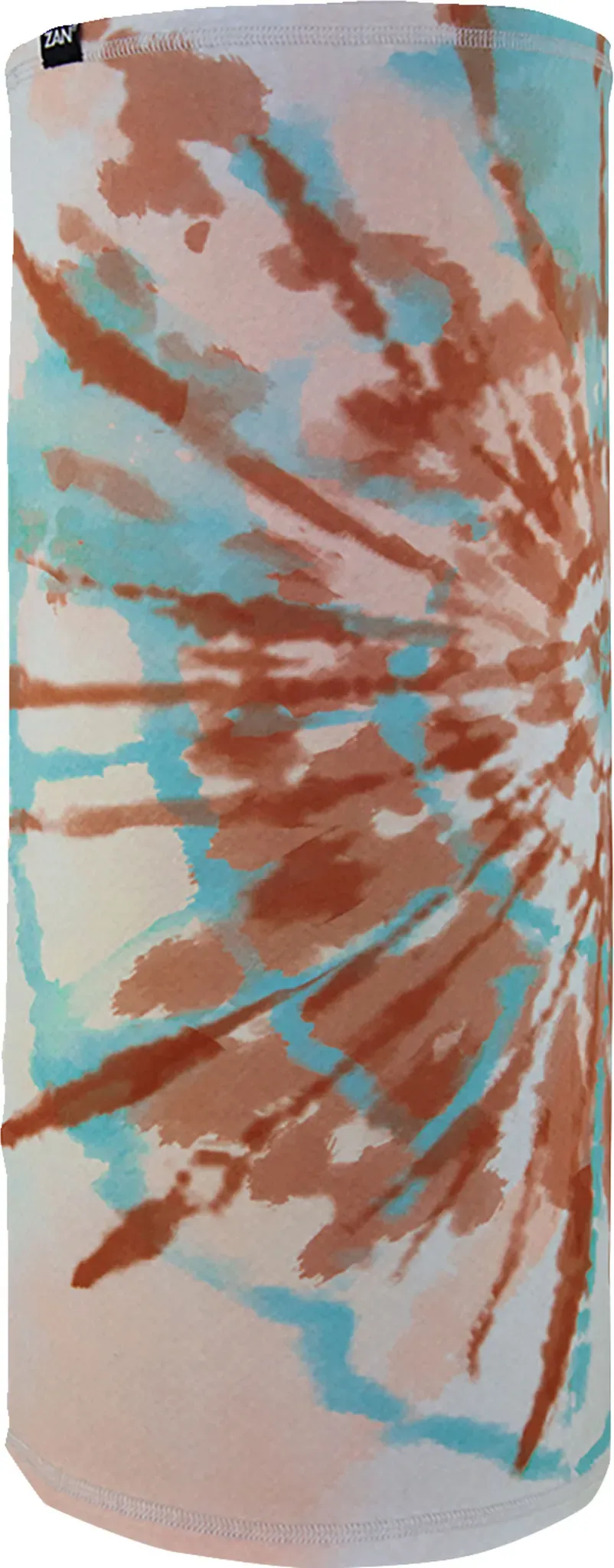 Zan Headgear Motley Tube SF Natural Tie Dye, couvre-chef multifo - Marron/Bleu/Beige - Taille unique