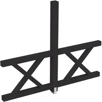 SKANHOLZ Skan Holz Andreaskreuz Seitenwände für freistehende Terrassenüberdachungen Leimholz