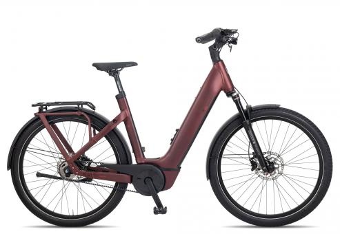 E-Bike Manufaktur 5NF Wave 2023 | dunkelrot matt | 45 cm | E-Cityräder