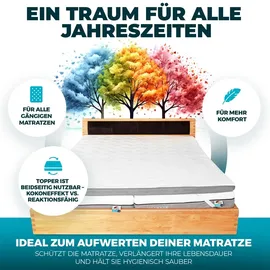 marqa home Topper Komfortschicht atmungsaktiv 80 x 200 cm