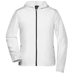 Damen Recycled Sport Jacke JN533, weiß, Größe XXL - weiss - XXL