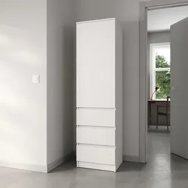 home collective Kleiderschrank 50 x 181 x 41 cm Weiß