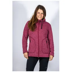 MAUL Sport Wilde Kaiserin - Strickfleece Mantel+Kap. purple (80) 50