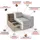 homsy by ana johnson Big-Sofa HOMSY BY ANA JOHNSON "»XL« BOUBELLE Design-Sofa extra tief, Bubble-Optik, Breite 246 cm", grün, B:246cm H:75cm T:135cm, 100% Polyester, Sofas, Big-Sofa, 4-Sitzer mit Wellenunterfederung, XL Sitztiefe 100 cm