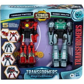 Hasbro Transformers EarthSpark Cyber-Combiner Terran Twitch und Robby Malto